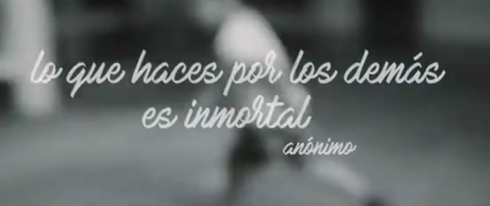 A LAS PERSONAS VOLUNTARIAS “GRACIAS POR TANTO”